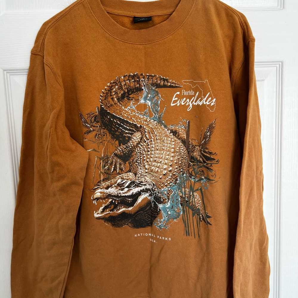 Cotton On Everglades Reptile Sweatshirt - Tan